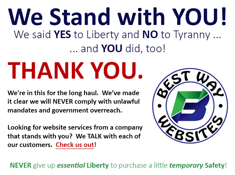 We Stand for Liberty and Against Tyranny!